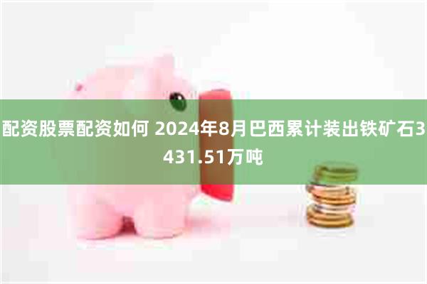 配资股票配资如何 2024年8月巴西累计装出铁矿石3431.51万吨