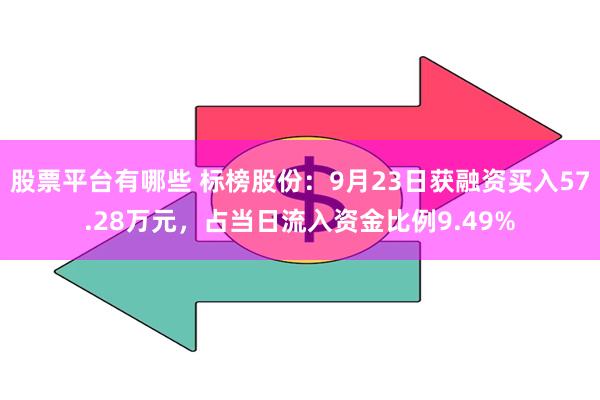 股票平台有哪些 标榜股份：9月23日获融资买入57.28万元，占当日流入资金比例9.49%