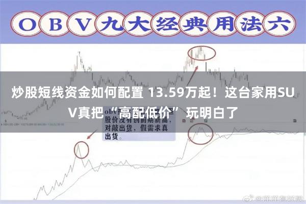 炒股短线资金如何配置 13.59万起！这台家用SUV真把 “高配低价” 玩明白了