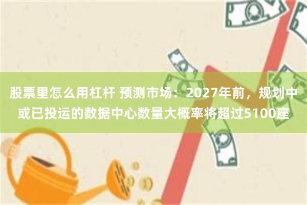 股票里怎么用杠杆 预测市场：2027年前，规划中或已投运的数据中心数量大概率将超过5100座